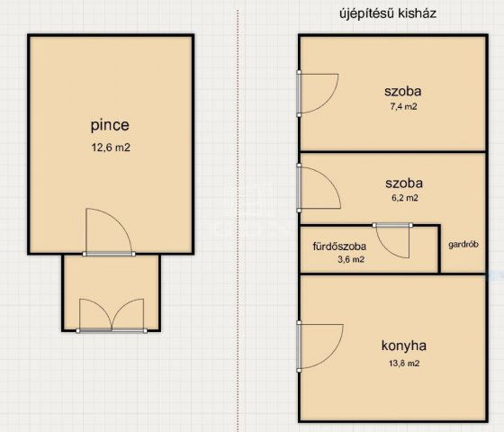 Eladó családi ház, Balatonszepezden 128 M Ft, 4+2 szobás