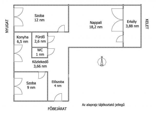 Eladó panellakás, Budapesten, XV. kerületben 78.9 M Ft, 3 szobás