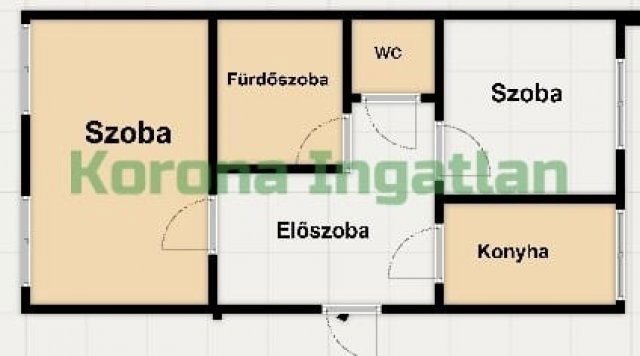 Eladó téglalakás, Nyíregyházán, Tavasz utcában 36.3 M Ft