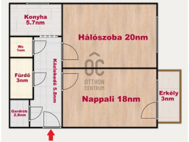Eladó panellakás, Budapesten, IV. kerületben 83.5 M Ft, 2 szobás