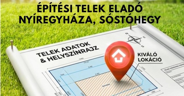 Eladó telek, Nyíregyházán 52.9 M Ft / költözzbe.hu