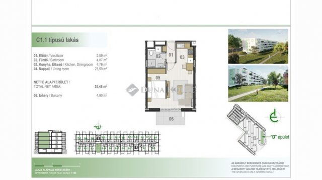 Eladó téglalakás, Debrecenben 52.99 M Ft, 1 szobás