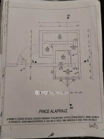 Eladó családi ház, Pécsett 115 M Ft, 3+1 szobás