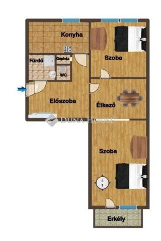 Eladó panellakás, Budapesten, XI. kerületben 79.2 M Ft, 2 szobás