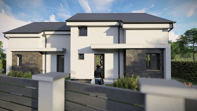 Eladó ikerház, Fehérvárcsurgón 74.9 M Ft, 5 szobás