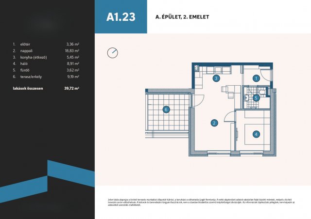 Eladó téglalakás, Vámosszabadin 44.3 M Ft, 1+1 szobás