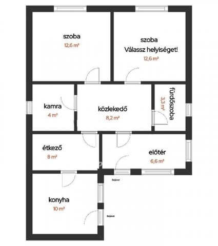 Eladó családi ház, Tiszajenőn 15.99 M Ft, 2 szobás