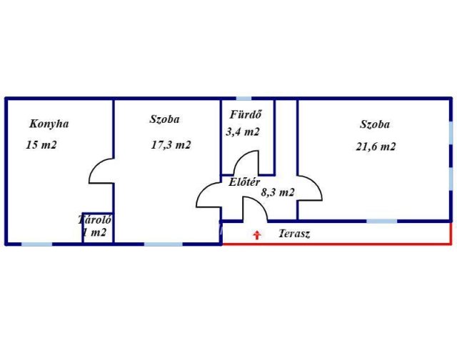 Eladó családi ház, Tiszaszentimrén 14.99 M Ft, 2 szobás