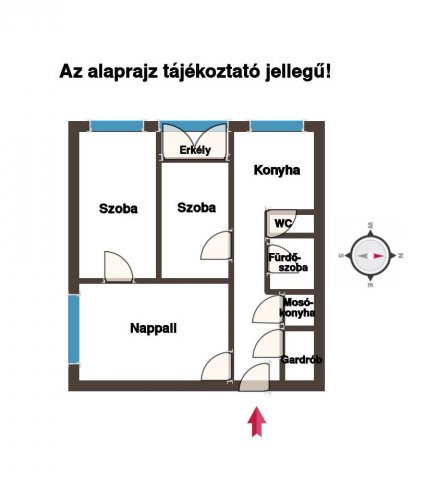 Eladó panellakás, Budapesten, XV. kerületben 69.9 M Ft, 3 szobás