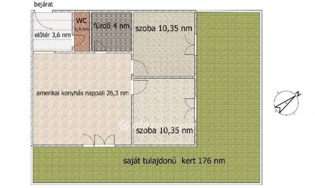 Eladó téglalakás, Halásztelken 72.9 M Ft, 3 szobás