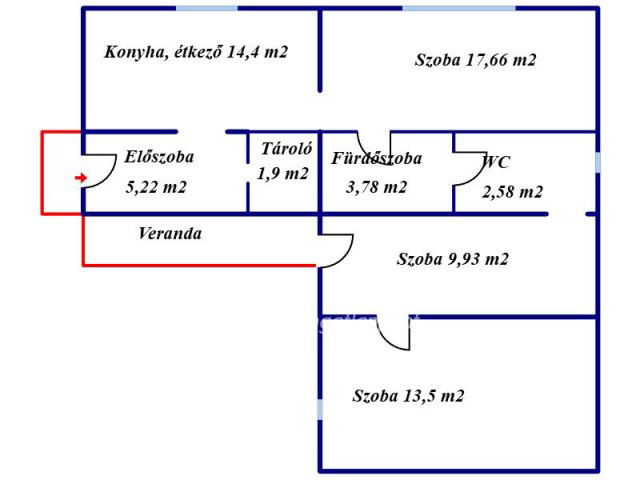 Eladó családi ház, Aszalón 15.5 M Ft, 2+1 szobás