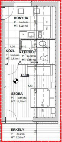 Eladó téglalakás, Siófokon 43.9 M Ft, 1 szobás