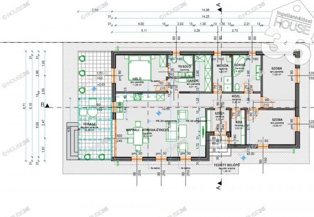 Eladó családi ház, Helvécián 85.9 M Ft, 4 szobás