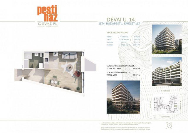 Eladó téglalakás, Budapesten, XIII. kerületben, Dévai utcában