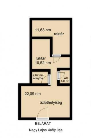 Eladó üzlethelyiség, Budapesten, XIV. kerületben 42.9 M Ft