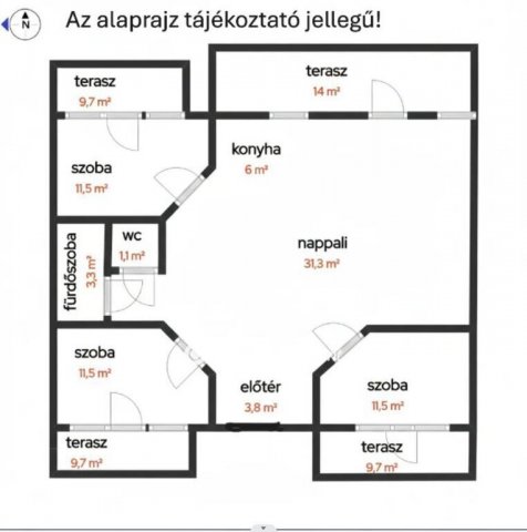 Eladó téglalakás, Budapesten, II. kerületben 93.8 M Ft, 4 szobás