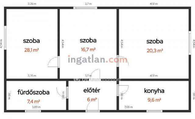 Eladó mezogazdasagi ingatlan, Jászkarajenőn 14.9 M Ft, 3 szobás