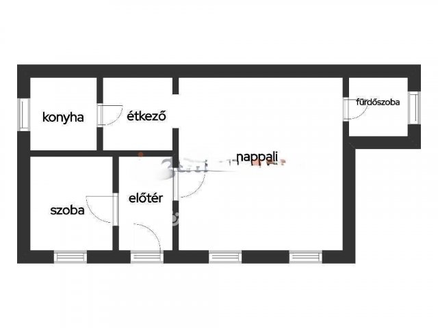 Eladó téglalakás, Budapesten, V. kerületben 83.9 M Ft, 2 szobás