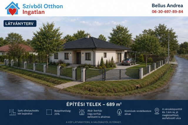 Eladó telek, Békésen 5.1 M Ft / költözzbe.hu