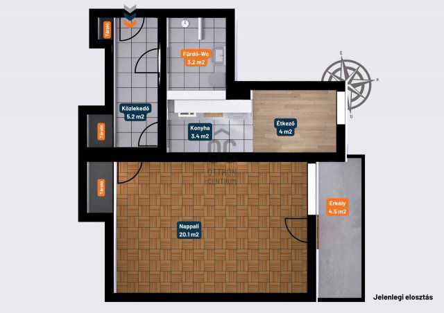 Eladó téglalakás, Budapesten, IX. kerületben 49.9 M Ft, 1 szobás