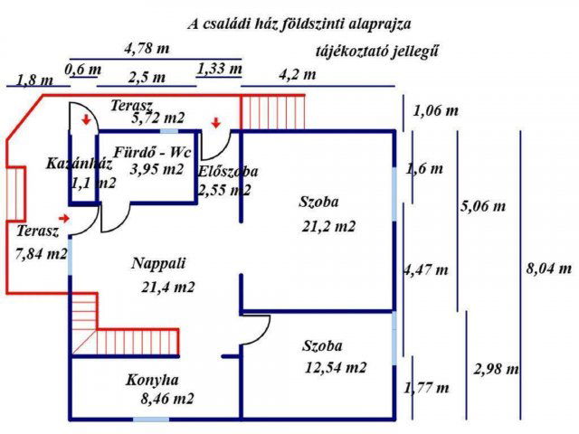 Eladó családi ház, Kiskunfélegyházán 118.5 M Ft, 6+1 szobás