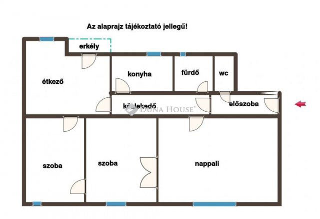 Eladó téglalakás, Pécsett 64.9 M Ft, 4 szobás