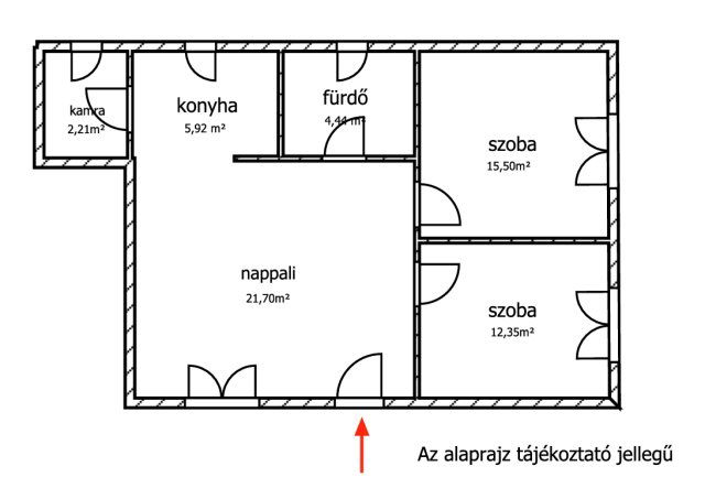 Eladó téglalakás, Isaszegen 56.99 M Ft, 3 szobás