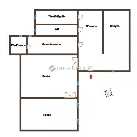 Eladó téglalakás, Budapesten, VII. kerületben 79 M Ft, 2 szobás