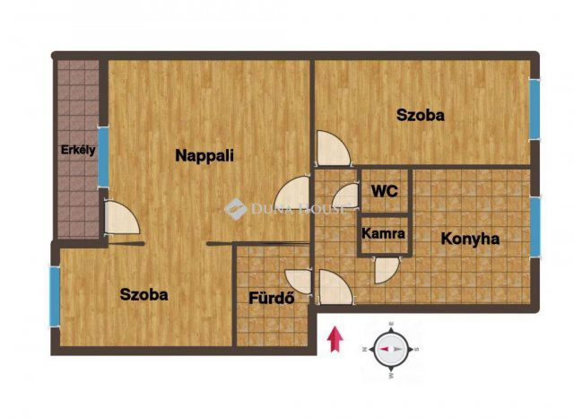 Eladó téglalakás, Nagykőrösön 54.9 M Ft, 3 szobás