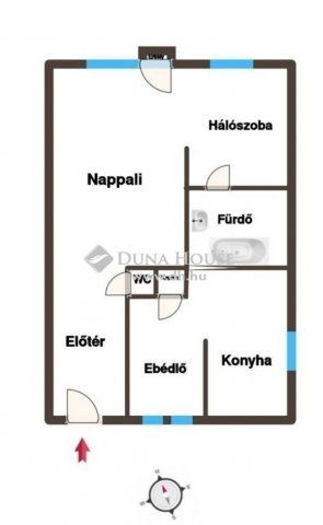 Eladó téglalakás, Budapesten, IX. kerületben 59.9 M Ft, 2 szobás