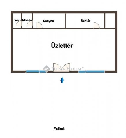 Kiadó üzlethelyiség, Tatán, Ady Endre utcában 300 E Ft / hó