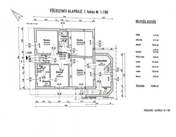 Eladó családi ház, Pápán 104.9 M Ft, 4+3 szobás