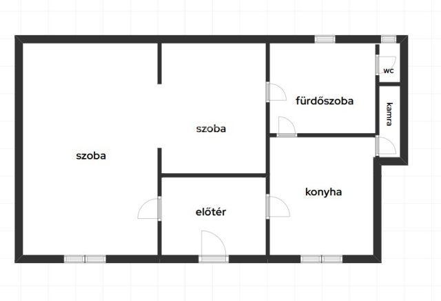 Eladó téglalakás, Kecskeméten 44.8 M Ft, 1+1 szobás