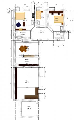 Eladó családi ház, Harasztifaluban 35 M Ft, 2+1 szobás