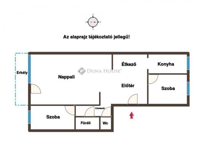 Eladó téglalakás, Nagykanizsán 43 M Ft, 3 szobás