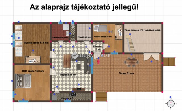 Eladó családi ház, Dömsödön 54.9 M Ft, 4 szobás