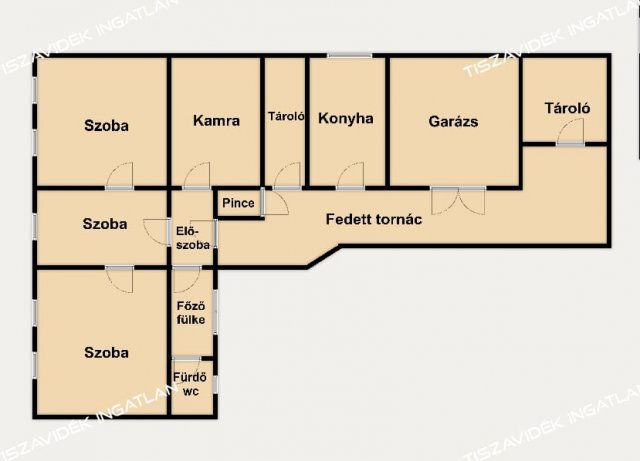 Eladó családi ház, Kőteleken 9.99 M Ft, 2+1 szobás