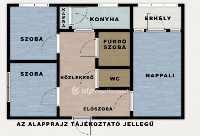 Eladó téglalakás, Nyíregyházán 51.9 M Ft, 3 szobás