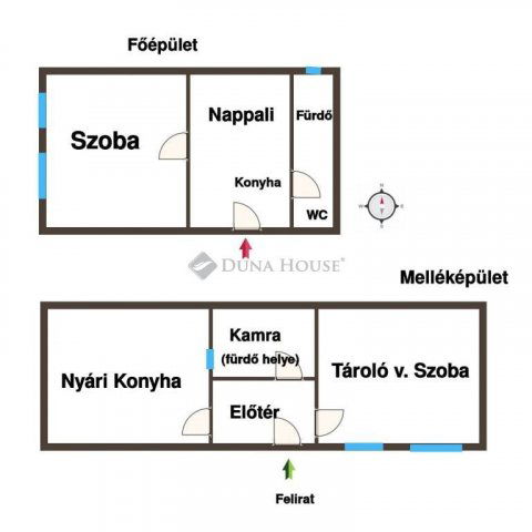 Eladó családi ház, Kiskunfélegyházán 20 M Ft, 1 szobás