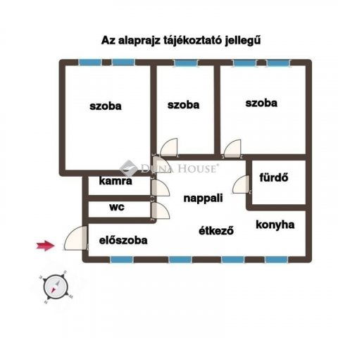 Eladó téglalakás, Budapesten, XIX. kerületben 93.5 M Ft