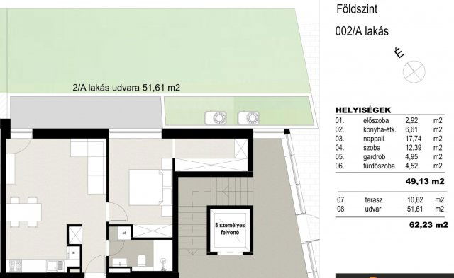 Eladó téglalakás, Debrecenben 76 M Ft, 2 szobás