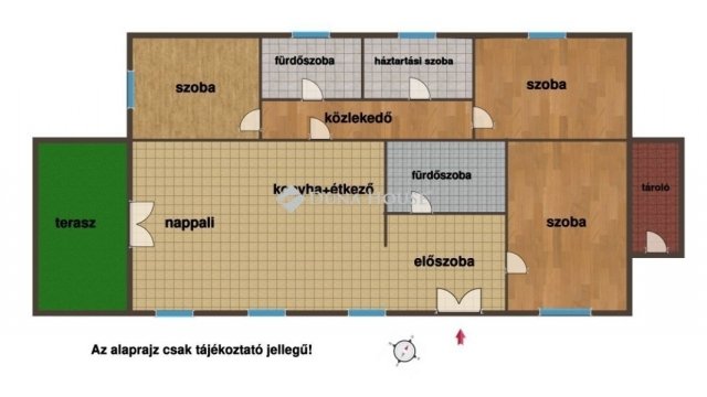 Eladó ikerház, Csörögön 80.2 M Ft, 4 szobás