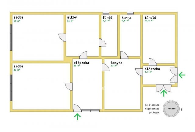Eladó családi ház, Jászfényszarun 29.5 M Ft, 2+1 szobás