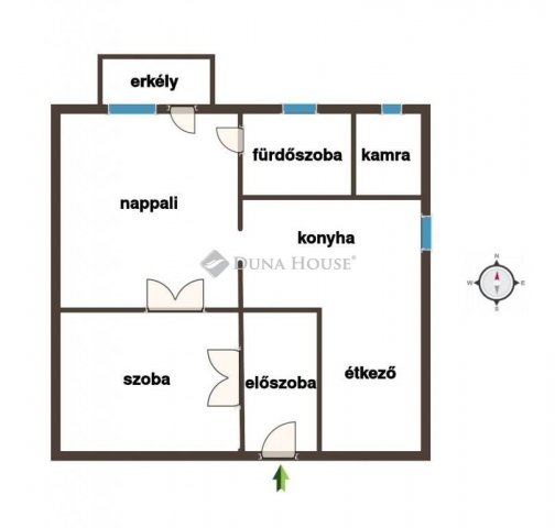 Kiadó téglalakás, albérlet, Pécsett 170 E Ft / hó, 2 szobás
