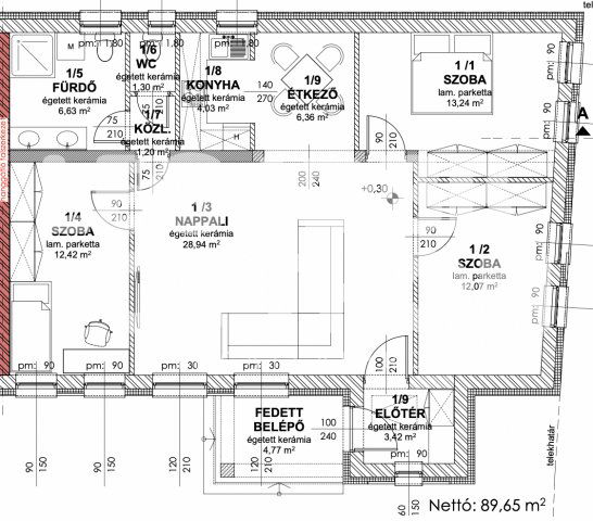 Eladó téglalakás, Cegléden 79.9 M Ft, 3 szobás