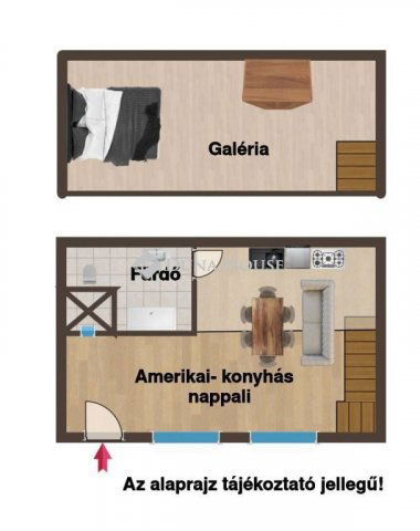 Eladó téglalakás, Budapesten, IX. kerületben 62.9 M Ft, 1 szobás