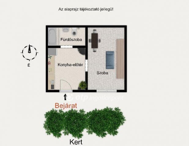 Eladó téglalakás, Budapesten, XX. kerületben 26.9 M Ft, 1 szobás