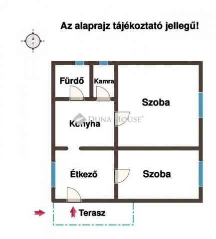 Eladó családi ház, Pusztaszabolcson 45 M Ft, 2 szobás