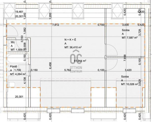 Eladó téglalakás, Budapesten, XV. kerületben 84.99 M Ft