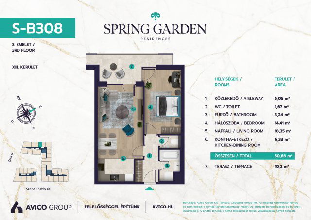 Eladó téglalakás, Budapesten, XIII. kerületben 94.49 M Ft